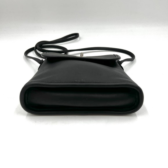 Vintage Coach Tango Flap #9049 Crossbody Black Leather Bag - Picture 6 of 8